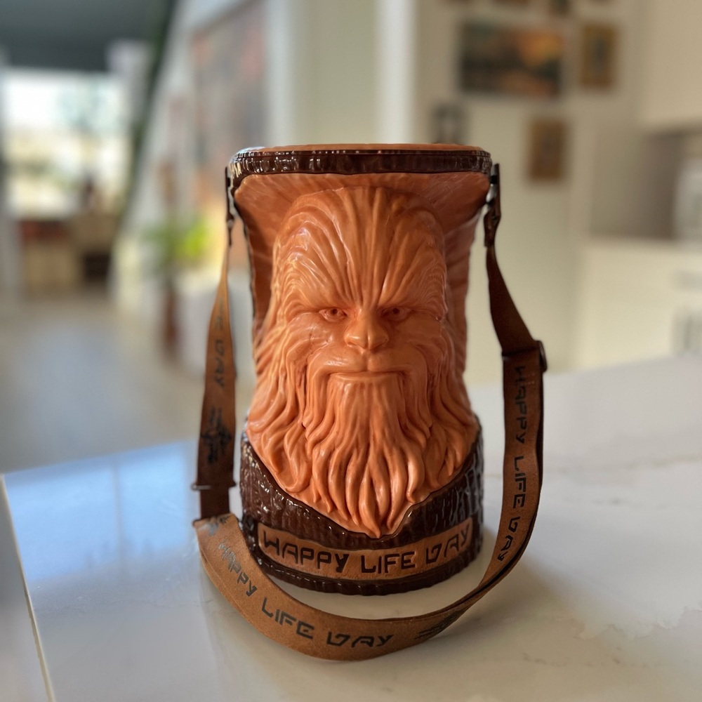 Star Wars Galaxy’s Edge 2024 Wookie Life Day Chewbacca Popcorn Bucket NEW